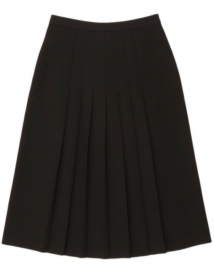 Del Mod Женская плиссированная юбка с высокой талией EU 38 Medium W27 Черный полиэстер