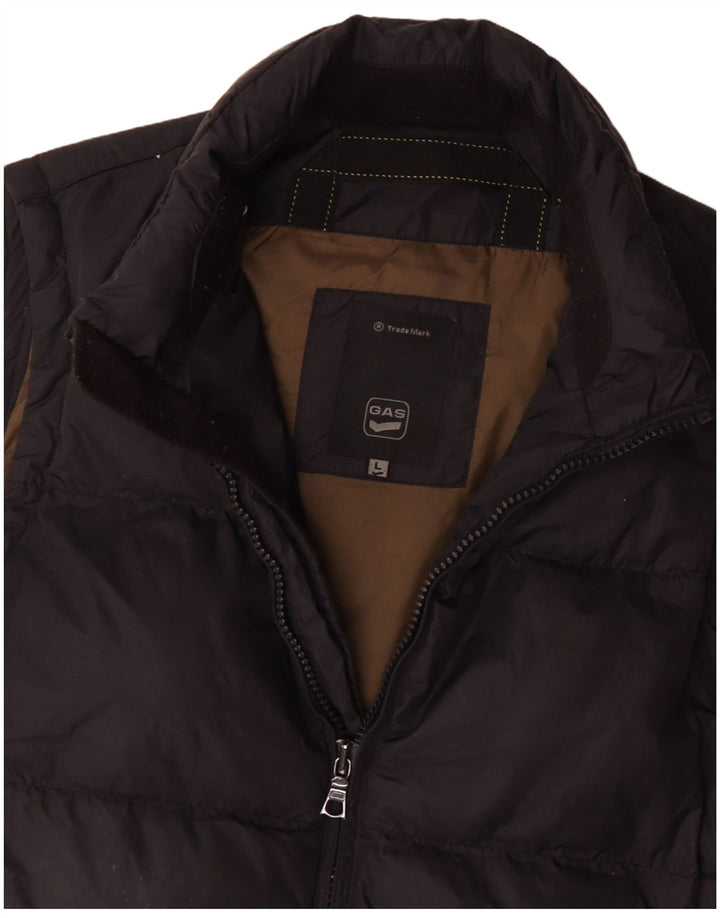 Мужской утепленный жилет Gas UK 40, большой черный полиэстер