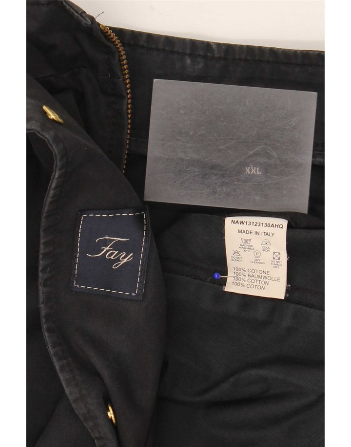 Женская куртка Fay UK 22 2XL, черный хлопок