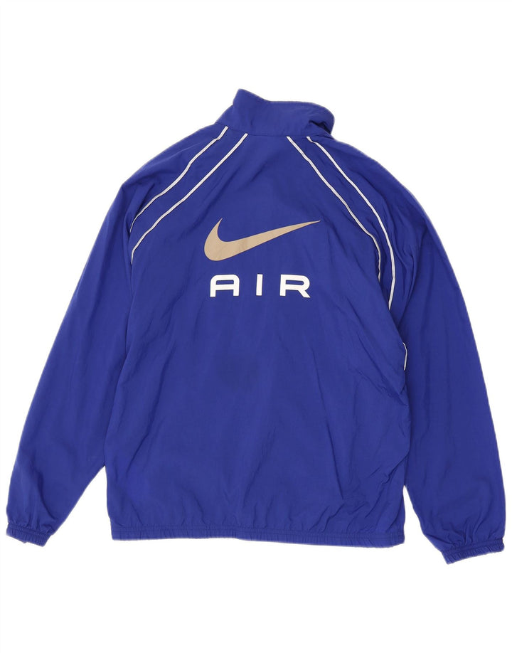 NIKE Boys Graphic Full Tracksuit 13-14 Years XL Blue Nylon
