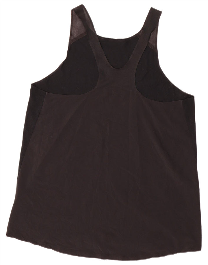 Женский жилет NIKE UK 18 XL, черный полиэстер с цветными блоками