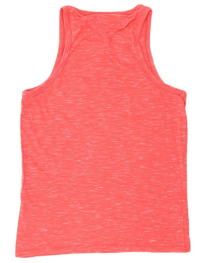 SUPERDRY Мужской жилет из хлопка среднего красного цвета в крапинку