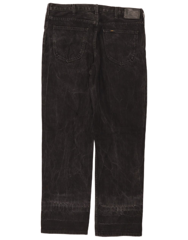 Мужские прямые джинсы LEE Brooklyn Comfort W38 L32, черный хлопок