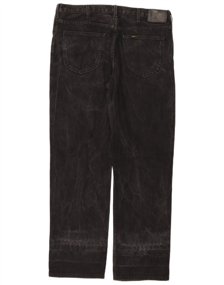 Мужские прямые джинсы LEE Brooklyn Comfort W38 L32, черный хлопок