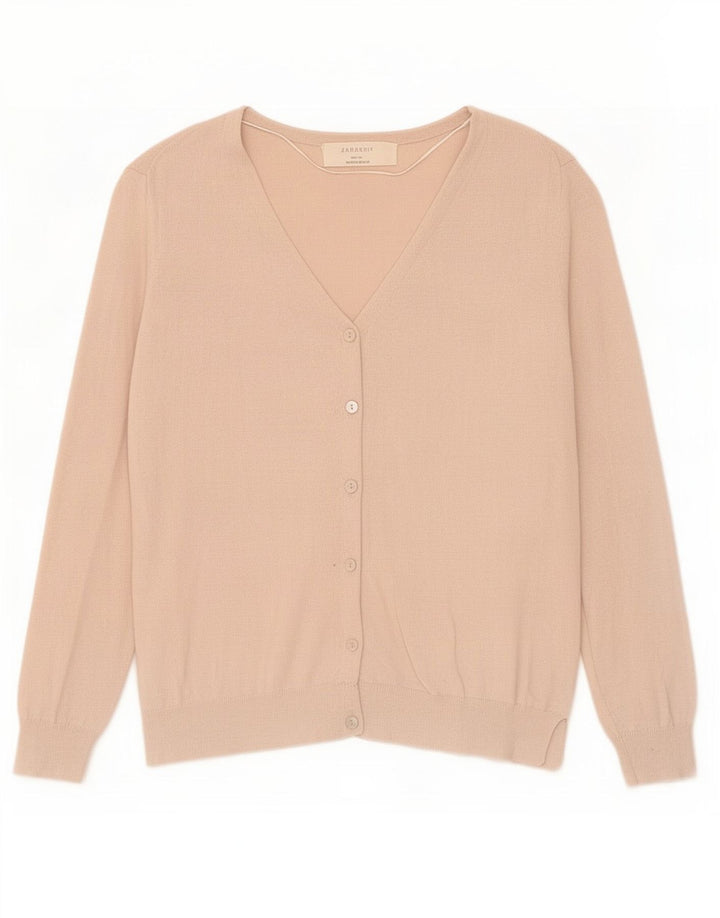 Женский кардиган Zara UK 12, средний бежевый