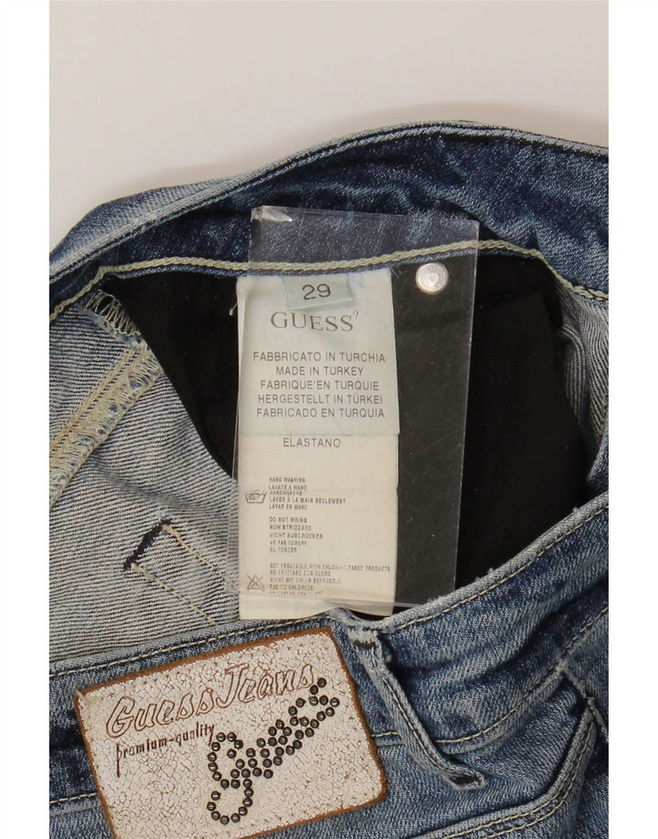 Женские джинсы Bootcut Guess W29 L34 синие, хлопок