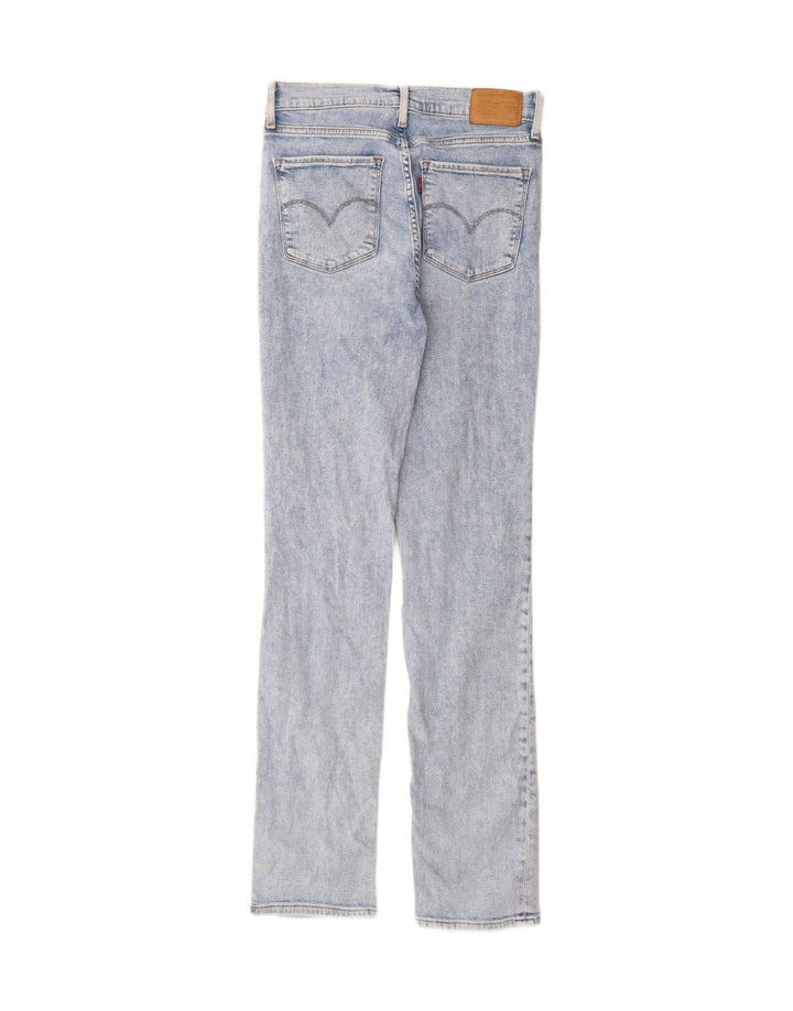 Женские прямые джинсы Levi's 724 с высокой посадкой W27 L32, синие, хлопок