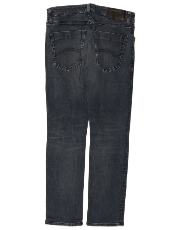 Мужские узкие джинсы Tommy Hilfiger W33 L30 синие, хлопок