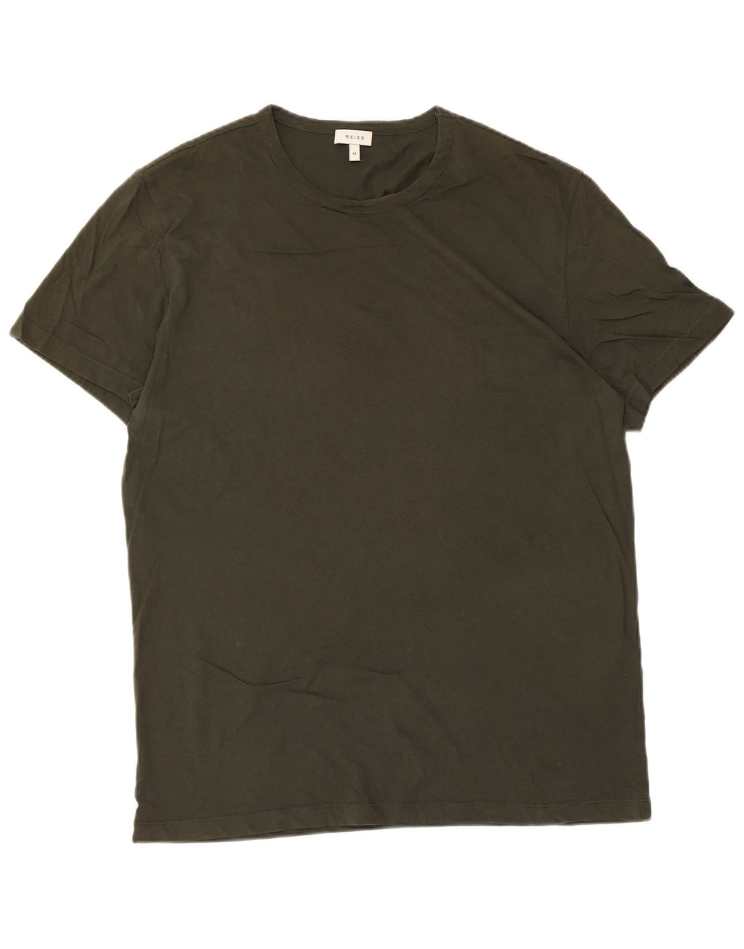 Мужская футболка Reiss Top Medium Khaki Cotton