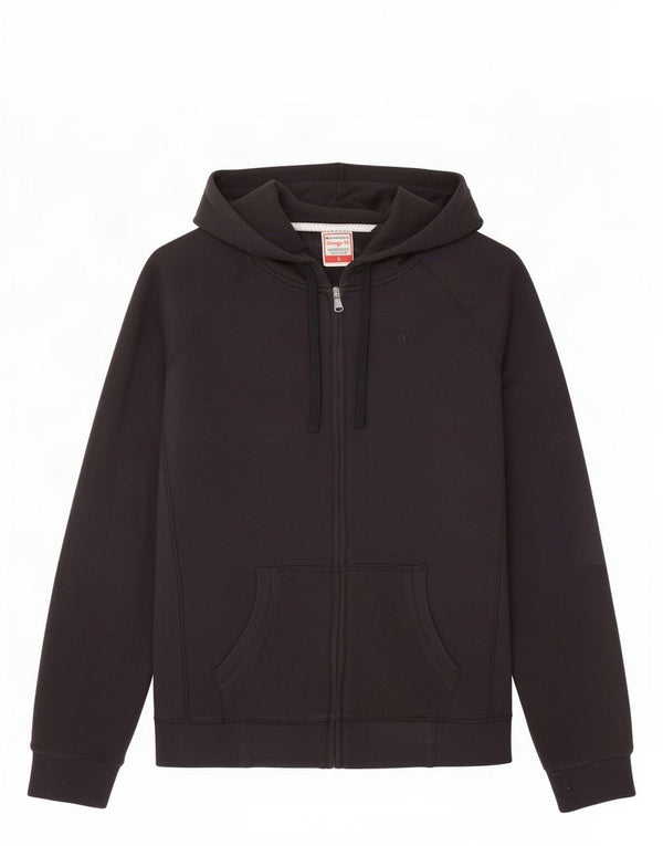 Женский свитер с капюшоном и молнией Champion Heritage Fit UK 18 XL, черный хлопок