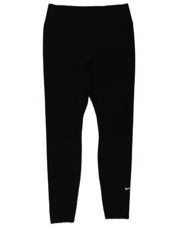 Женские леггинсы Nike Dri Fit UK 12, средние, черные