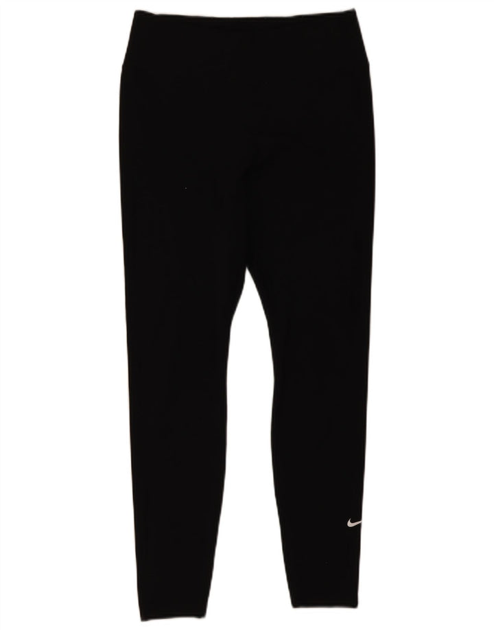 Женские леггинсы Nike Dri Fit UK 12, средние, черные