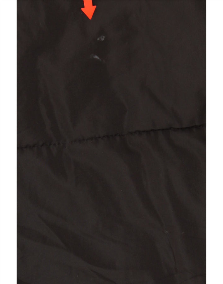 Женская стеганая куртка оверсайз Free People UK 16, большой черный полиэстер