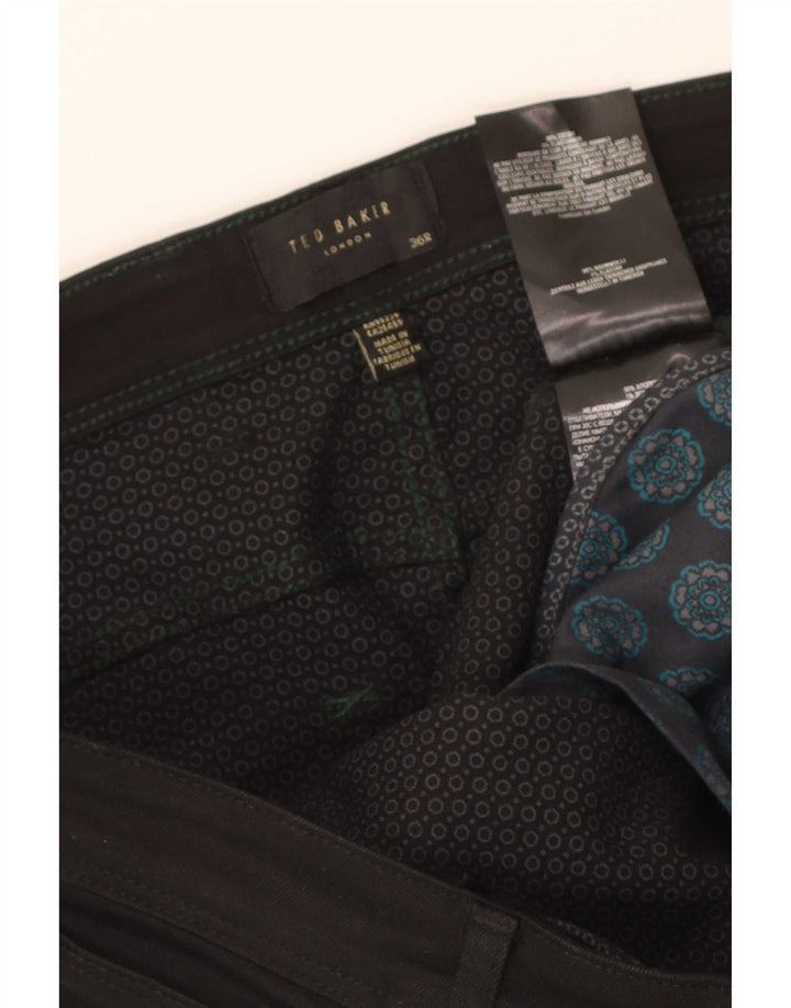 Мужские прямые джинсы Ted Baker W36 L26, черный хлопок