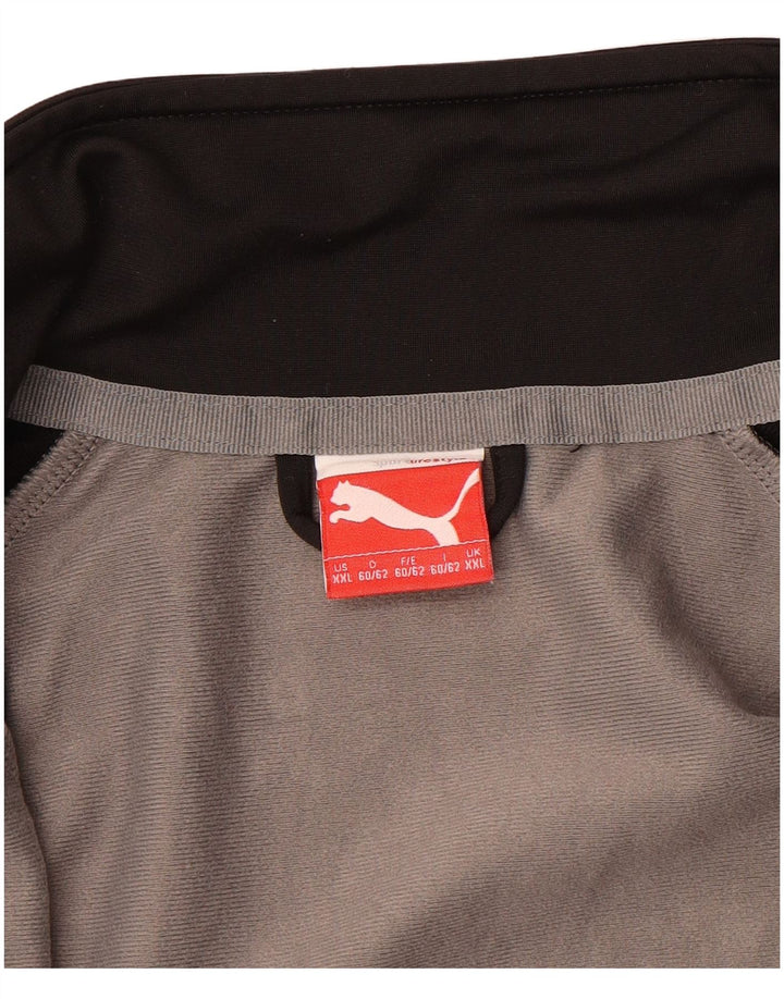 Мужской спортивный костюм Puma 2XL, серый с цветными блоками