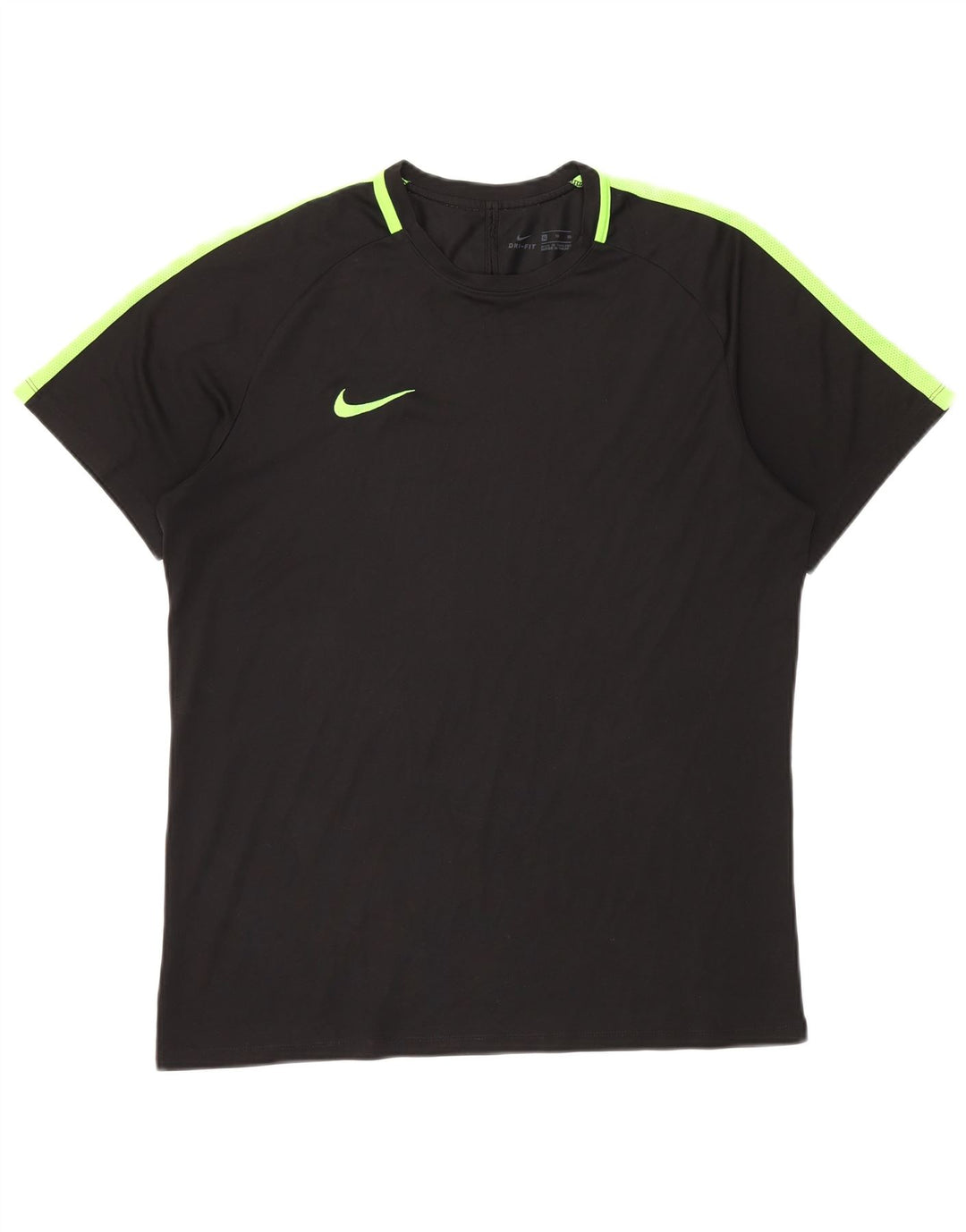 Мужская футболка Nike Dri Fit Top XL, черная с цветными блоками