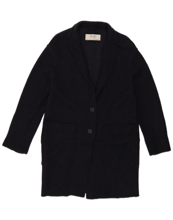 Женский удлиненный кардиган свободного кроя Zara UK 6 XS, темно-синий