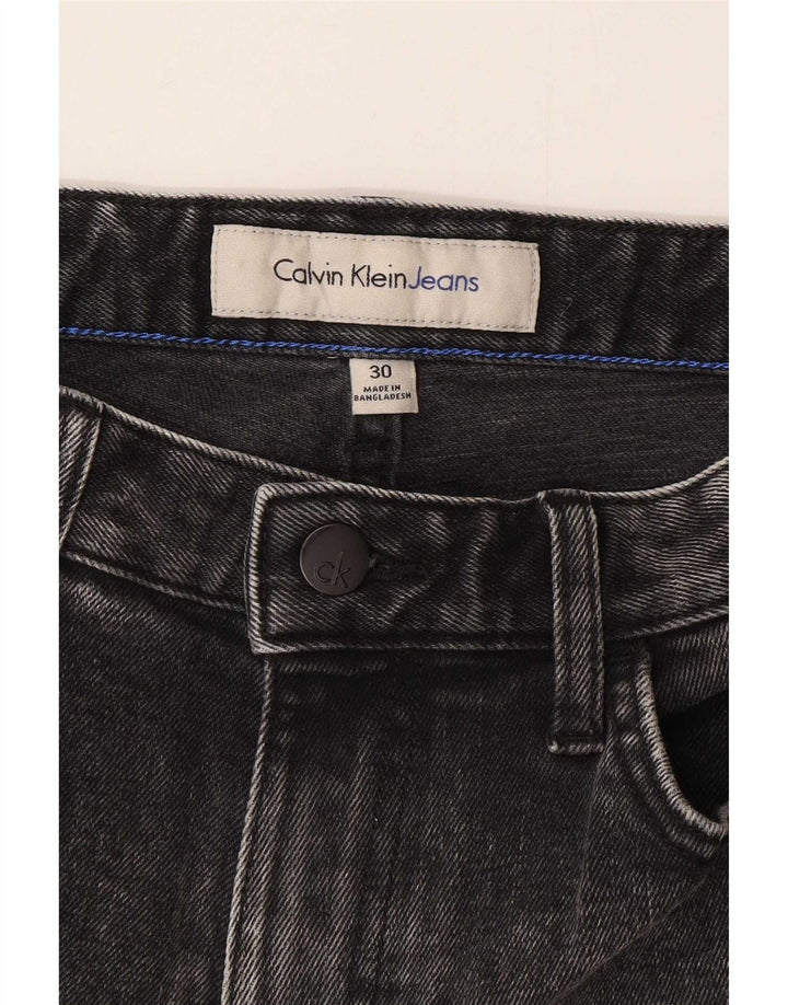 Мужские джинсовые шорты Calvin Klein W30 среднего серого цвета, хлопок