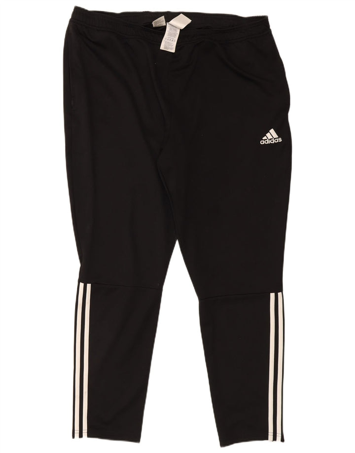 Мужские спортивные брюки Adidas 2XL, черный полиэстер