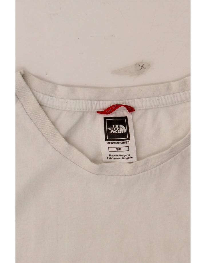THE NORTH FACE Mens T-Shirt Top Small White Cotton Vintage The North Face and Second-Hand The North Face from Messina Hembry 