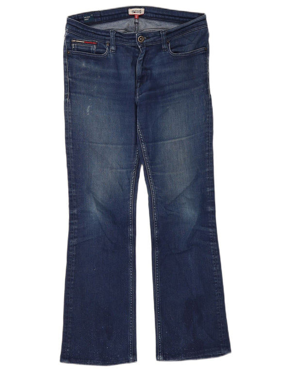 Tommy Hilfiger Женские джинсы Bootcut со средней посадкой W27 L27 Синий