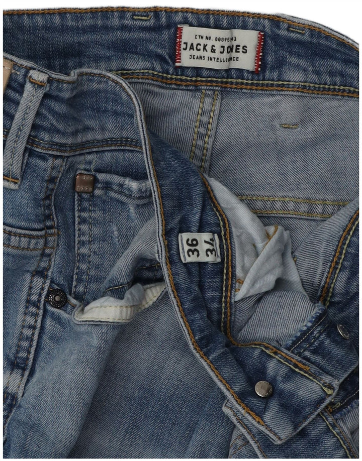 Мужские узкие джинсы Jack & Jones W36 L34 синие