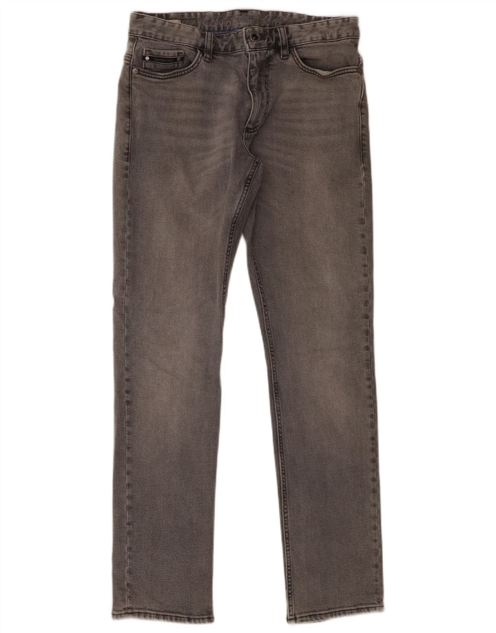 Мужские узкие джинсы Calvin Klein W31 L30, серый хлопок