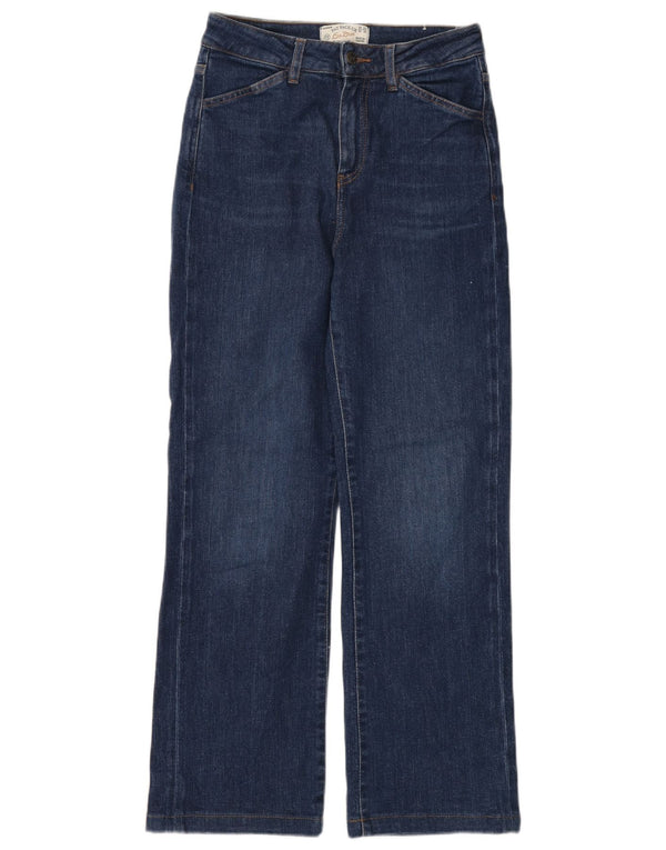 Женские широкие джинсы FAT FACE Elise UK 8 Small W28 L28 Темно-синие