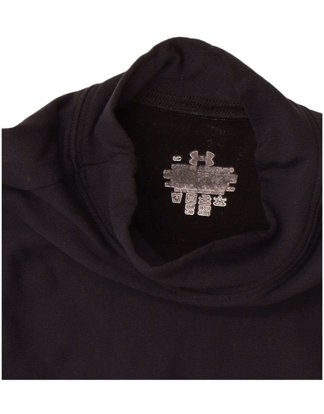 Топ с длинным рукавом для девочек UNDER ARMOR, 13-14 лет, черный