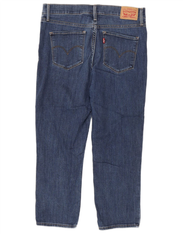 Женские джинсы-капри Levi's W30 L23, синие, хлопок