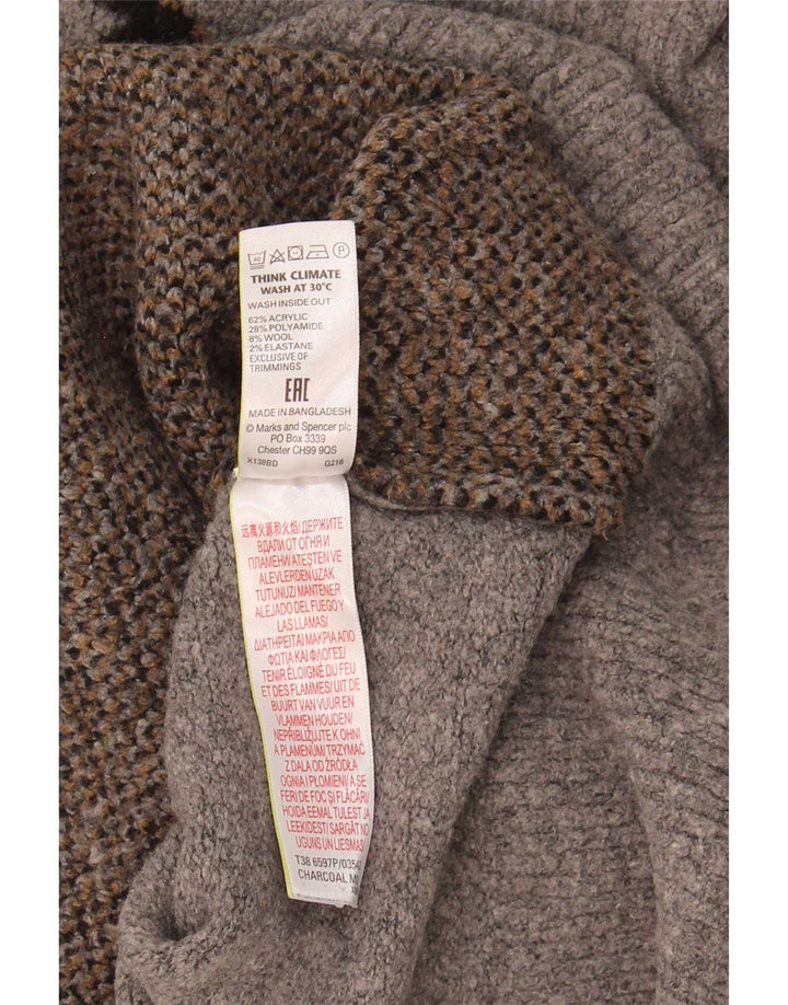 Женский джемпер с высоким воротником Marks & Spencer, Великобритания, 18 XL, серый