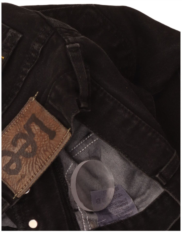 Женские прямые джинсы LEE W36 L30, черный хлопок