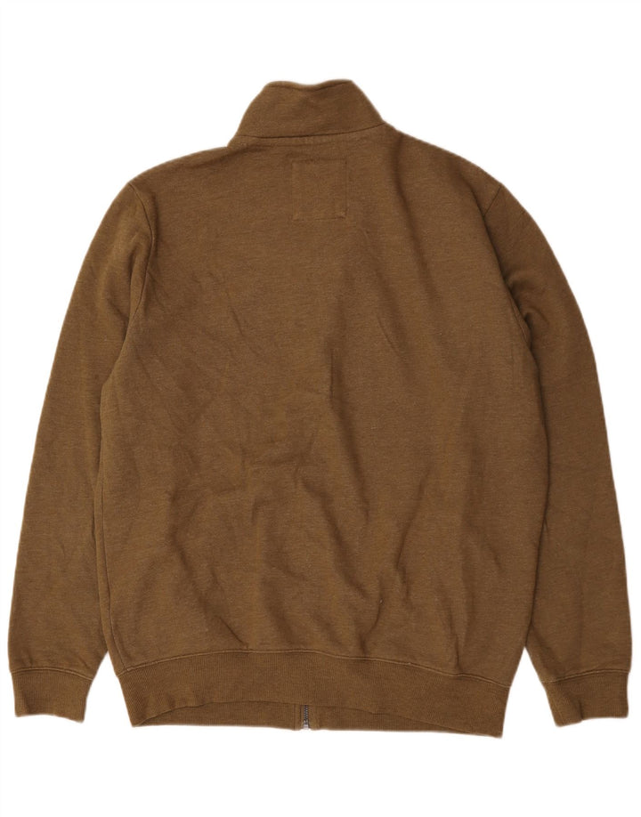 Crew Clothing Мужской спортивный костюм Верхняя куртка Большой коричневый хлопок