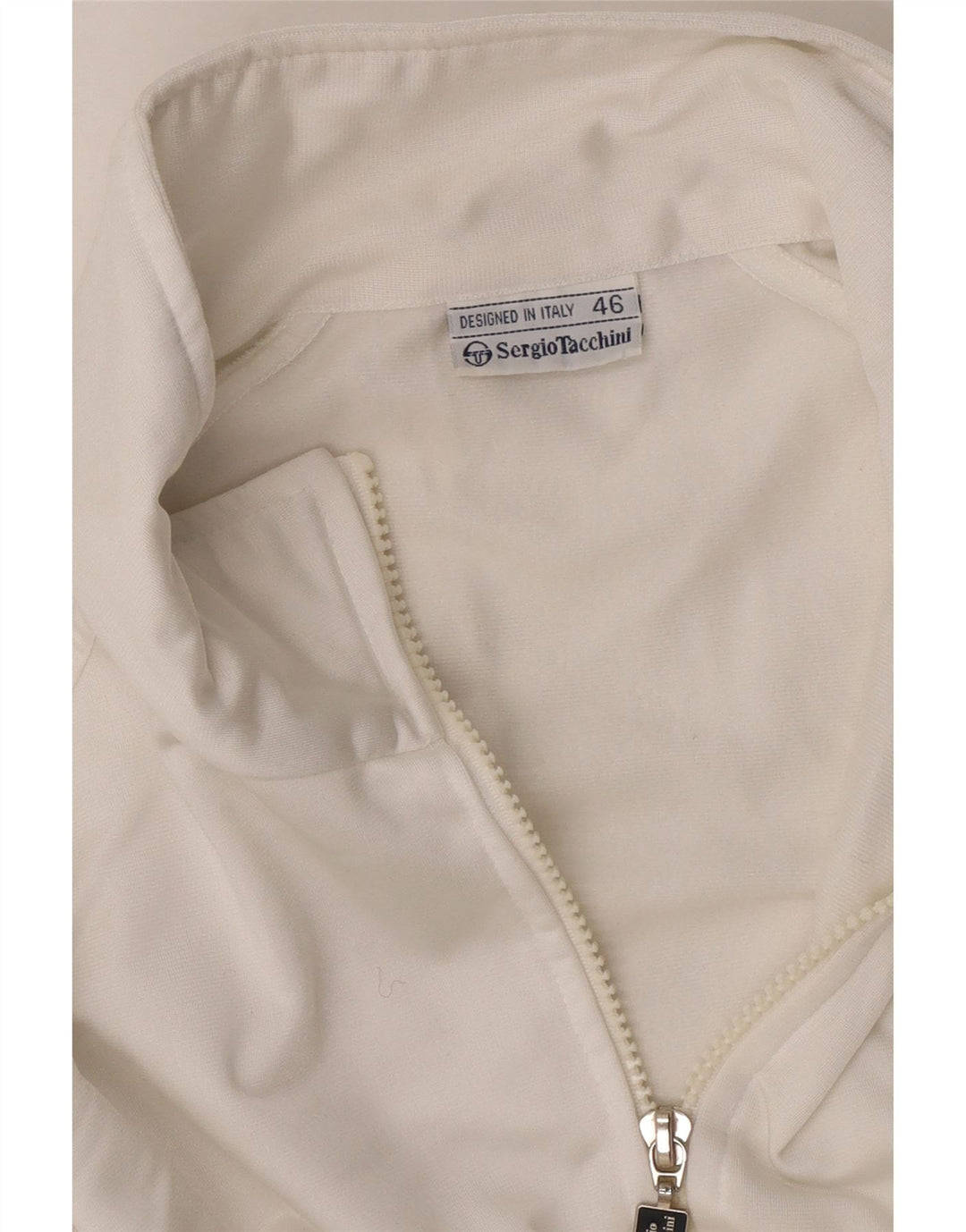 Мужской спортивный костюм свободного кроя Sergio Tacchini IT 46 маленький белый