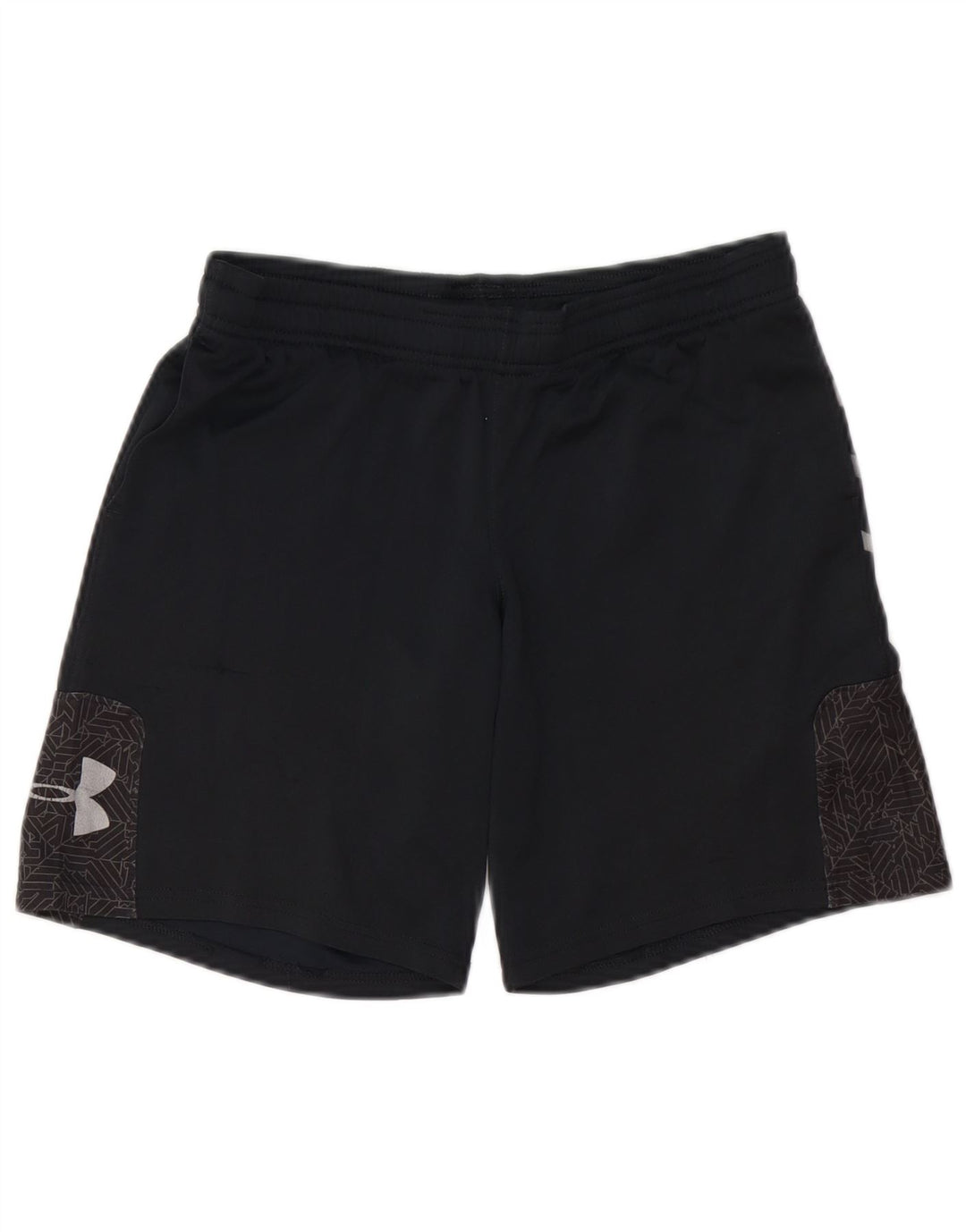 Спортивные шорты UNDER ARMOR для мальчиков 9–10 лет, средний черный, полиэстер