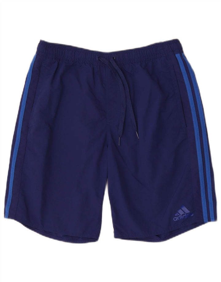 Мужские спортивные шорты ADIDAS, средние, темно-синие