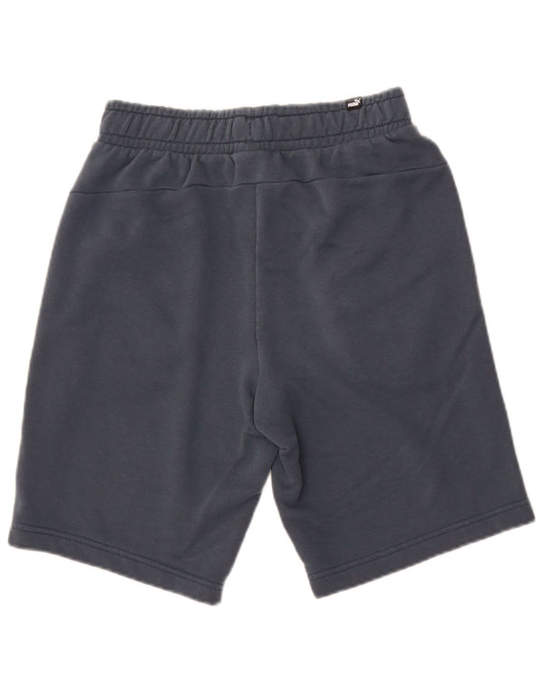 Мужские спортивные шорты Puma, маленькие, темно-синие, хлопок