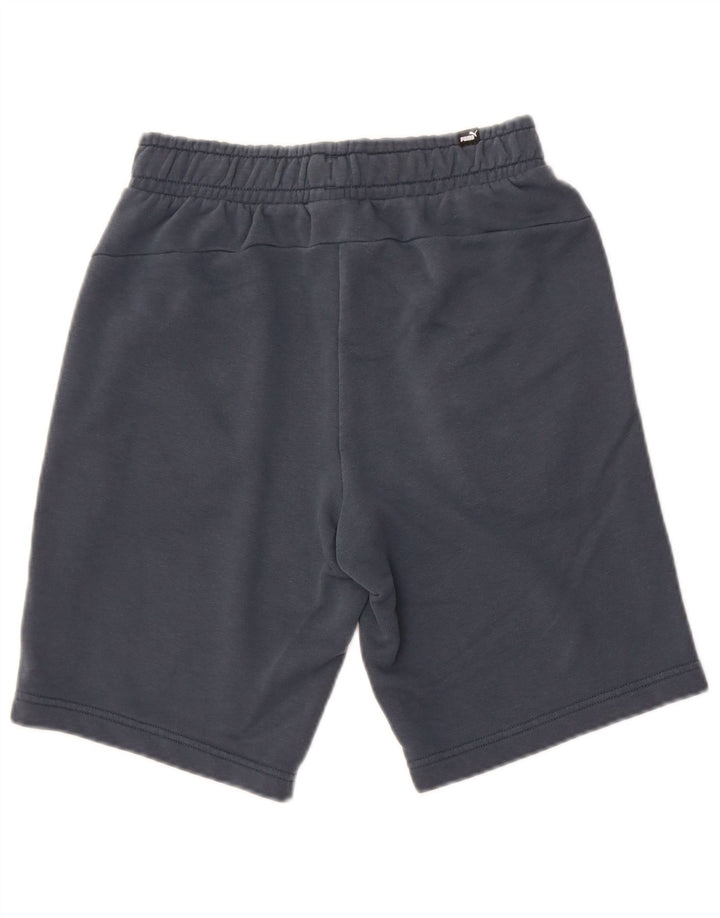 Мужские спортивные шорты Puma, маленькие, темно-синие, хлопок