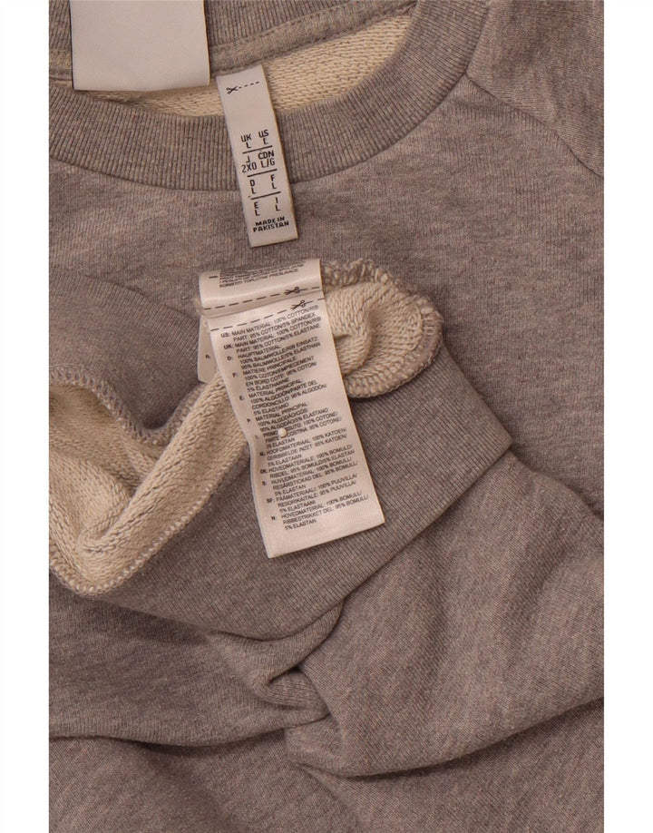 Мужской свитшот с рисунком ADIDAS, большой серый хлопковый джемпер