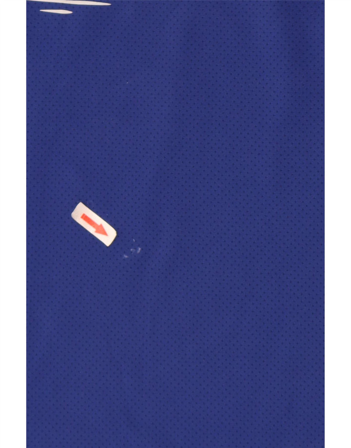 Мужской жилет с графическим принтом Nike Dri Fit, средний синий полиэстер