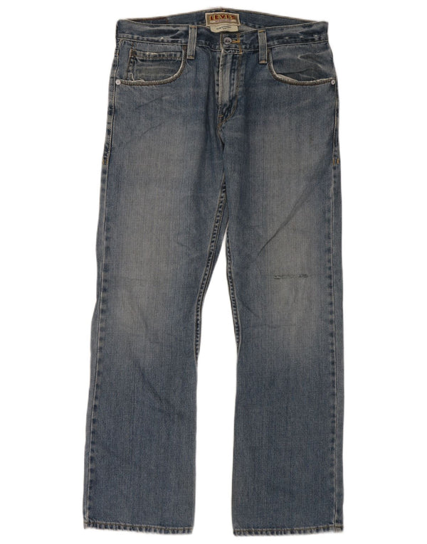 Мужские прямые джинсы Levi's W34 L32, синий хлопок