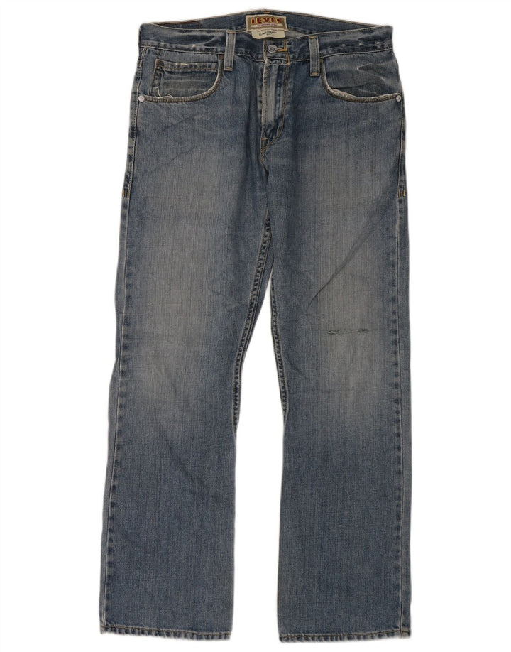 Мужские прямые джинсы Levi's W34 L32, синий хлопок