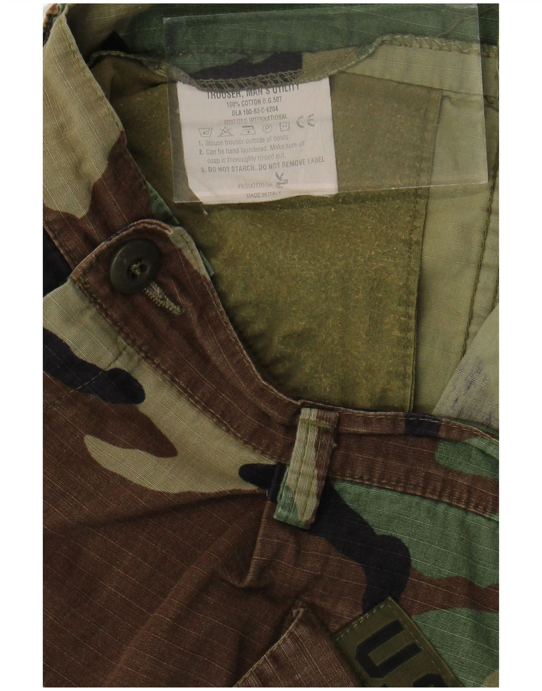 ВИНТАЖНЫЕ мужские повседневные шорты W38 XL цвета хаки, камуфляжный хлопок