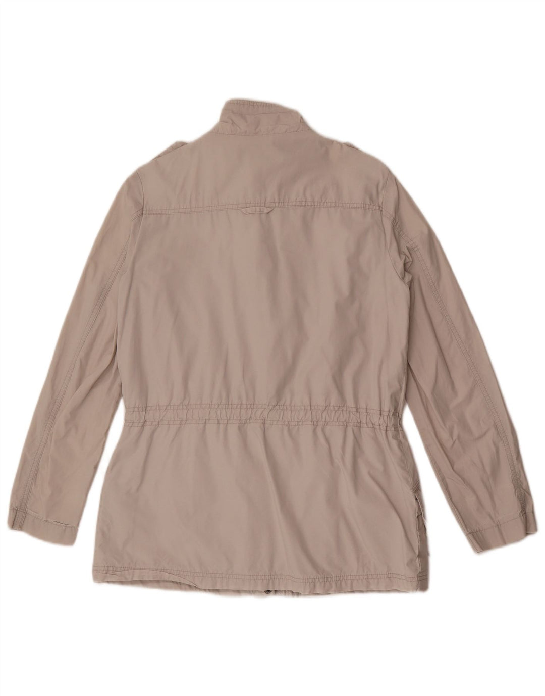 Женская куртка в стиле милитари Zara UK 10, маленькая, белого цвета