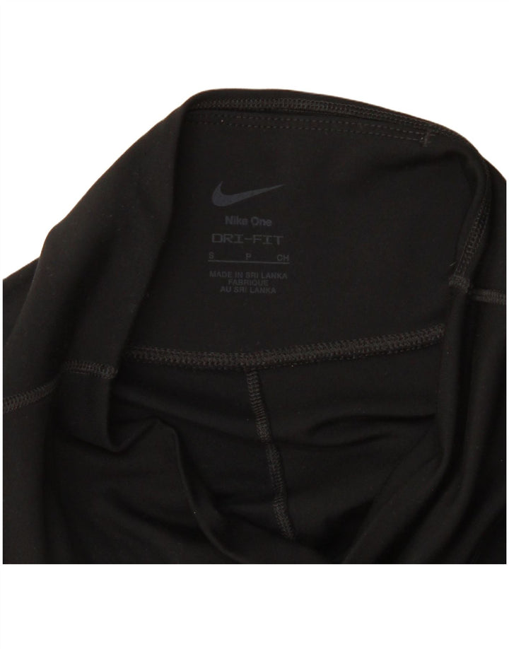 Женские леггинсы Nike Dri Fit UK 8, маленькие черные