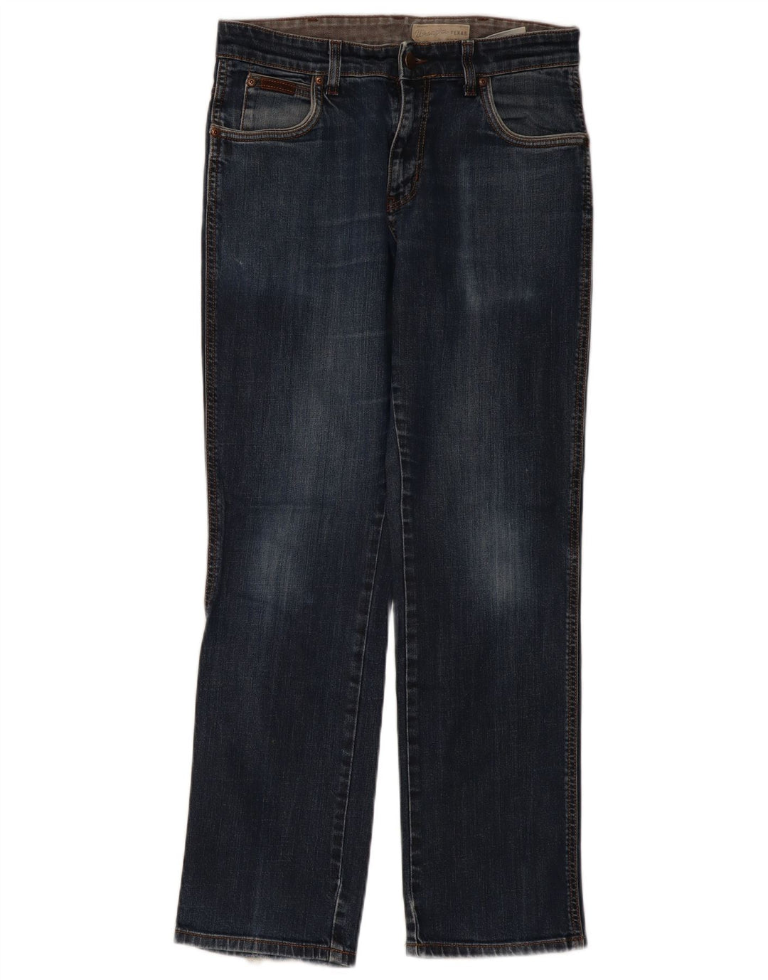 Женские прямые джинсы Wrangler Texas Stretch W33 L32, синий хлопок