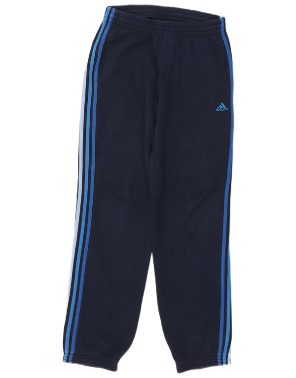 Adidas Мужские спортивные брюки Джоггеры Маленькие темно-синие хлопковые брюки