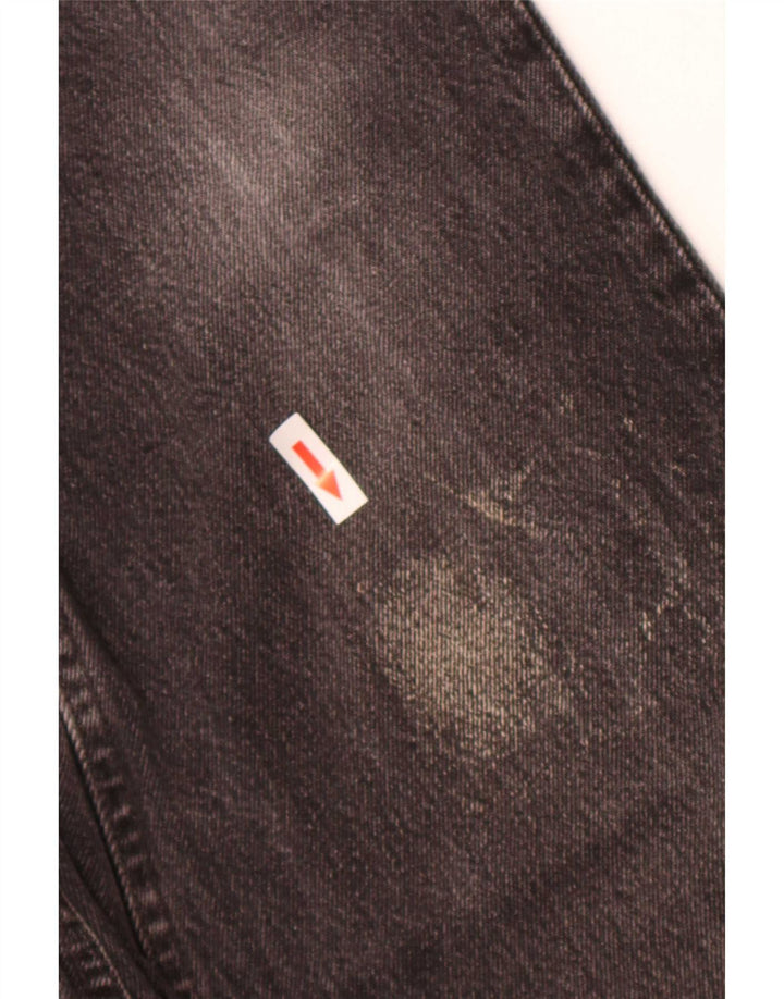 Женские потертые прямые джинсы Levi's 901 W28 L27, серый хлопок