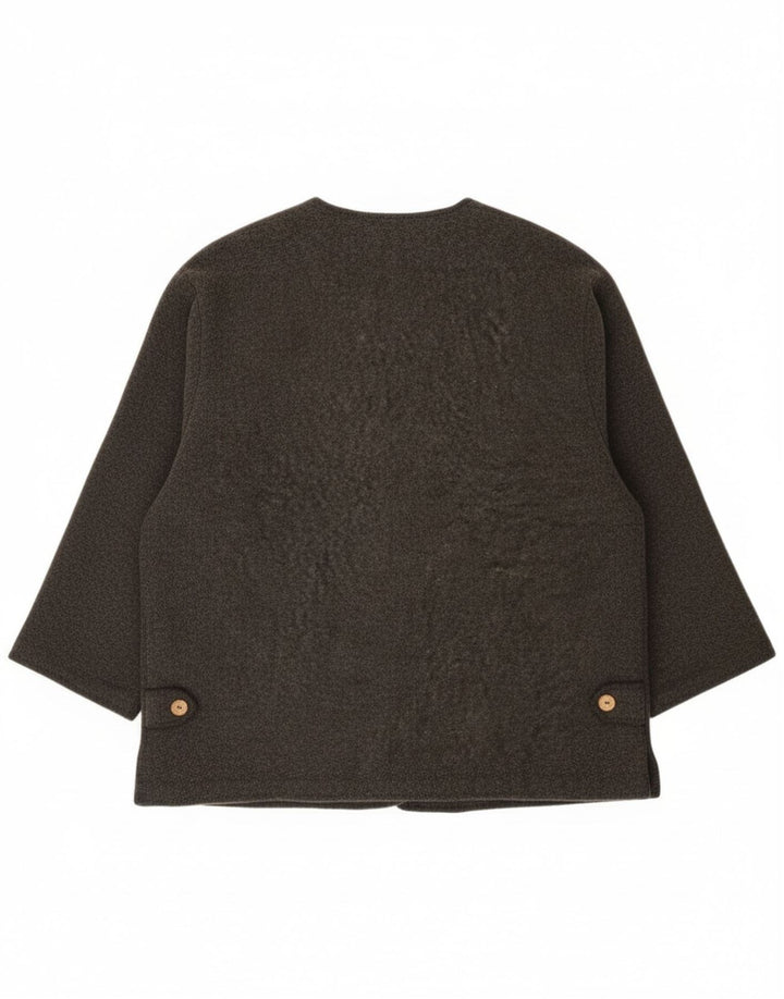 Женский пиджак оверсайз на 4 пуговицах Street One, цвет ЕС 36, маленький, серый, шерстяной