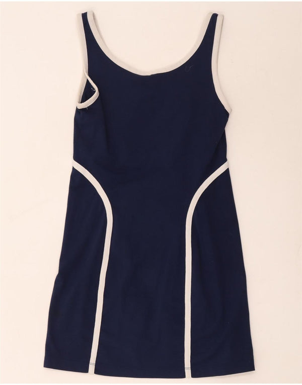 Женское теннисное платье Nike Dri Fit, США, 8/10, средний темно-синий, цветной блок